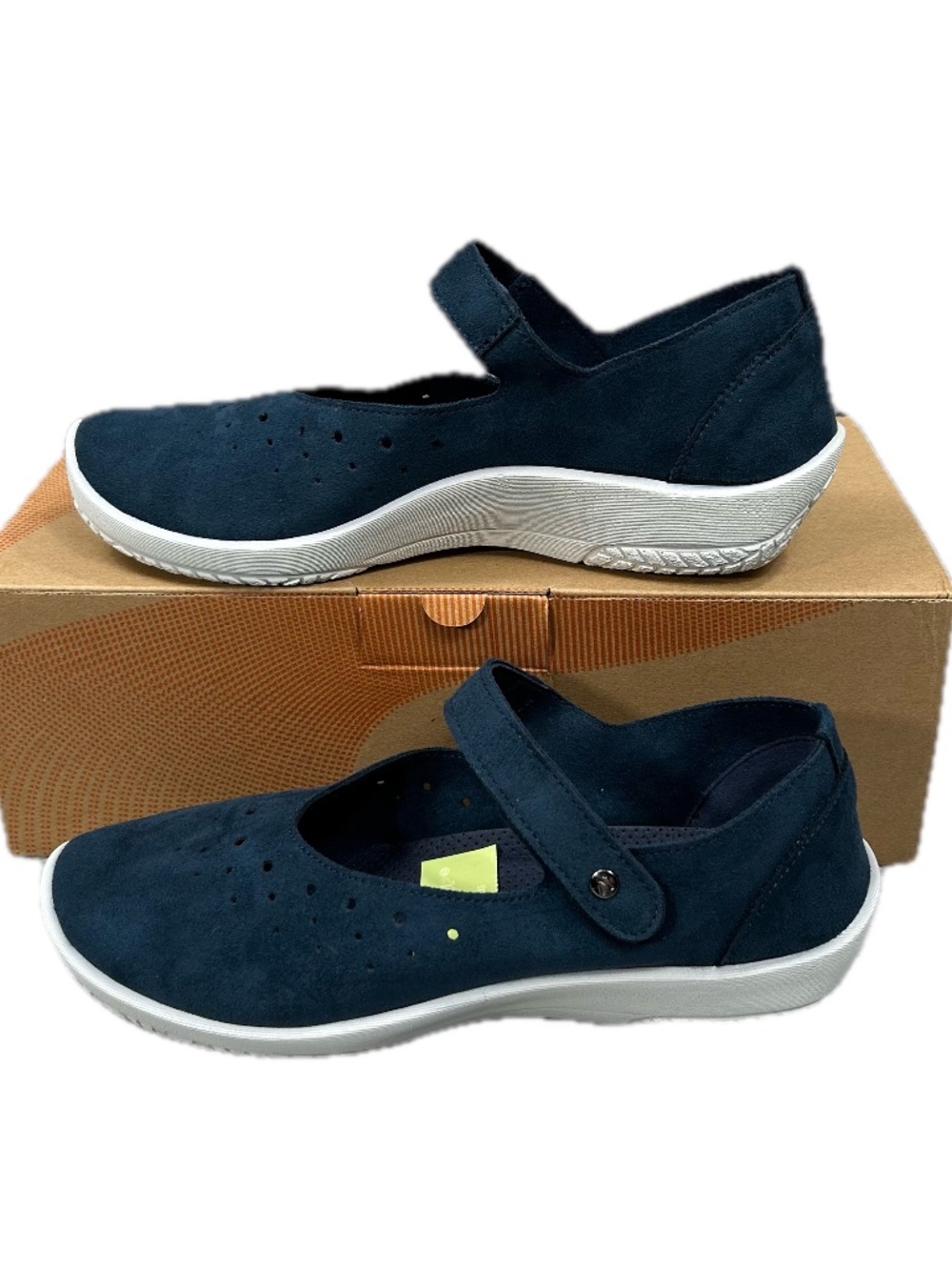 Arcopedico Sisley New Vegan Navy Blue Mary Jane Shoes Size 38